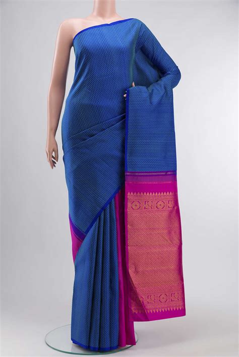 Blue Kanchipuram Silk Saree – Nalli Silk Sarees Pvt Ltd