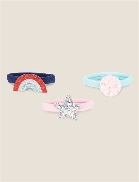 Buy Girls Pack of 3 Motif Hairbands at Marks & Spencer
