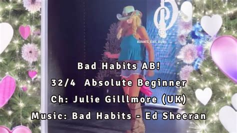 Image result for Bad Habits Line Dance Tutorial