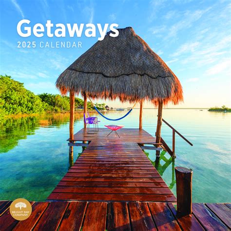Bright Day Calendars Bright Day 2025 Getaway - Wall Calendar with ...