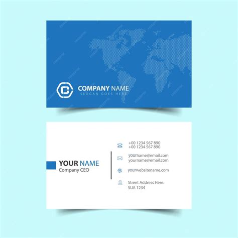 Create Business Card Template 的图像结果