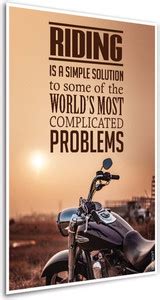 Motivational Riding Solution Bike Poster for Room and Home Digital Art ...