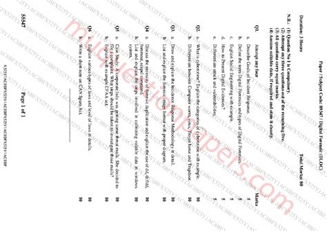 BF 89347 Digital Forensic Exam Notes - Semester 6, May 2024 - Studocu