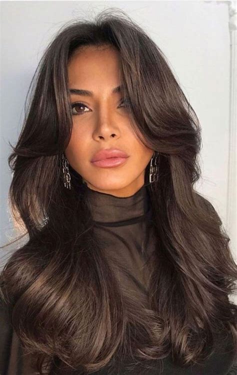 25+ Trendy Long Hair Curtain Bangs | Fashionterest