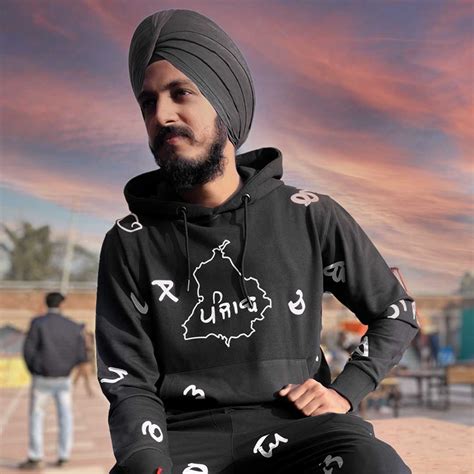 Buy Matching Cord Set Gurmukhi Men Tracksuit Jogger and Hoodie Online ...