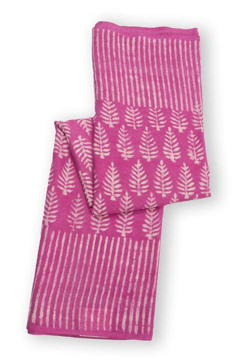 Purple Dabu Printed Mulmul Cotton Saree 10074073 – Avishya.com