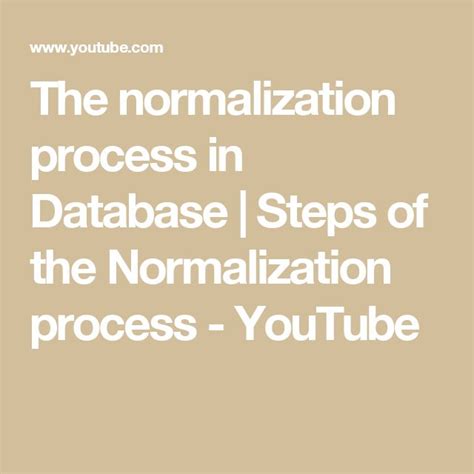 Image result for Normalization Database Steps