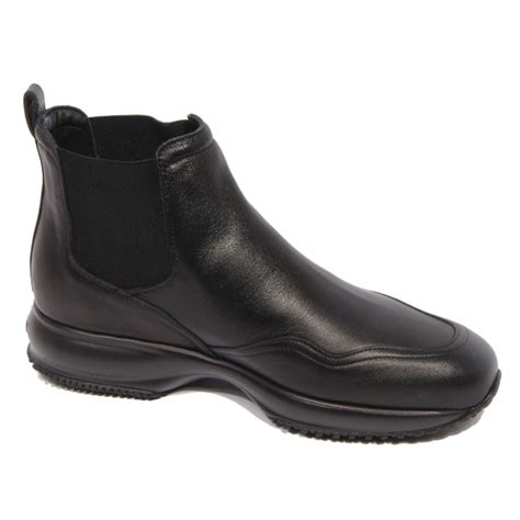 G2766 beatles donna HOGAN INTERACTIVE black leather metallic effect ...