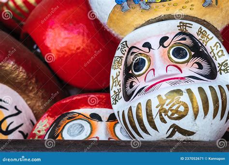 Daruma dolls at Shorinzan Daruma Temple in Takasaki
