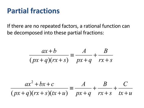 Core 4 Partial Fractions 1 | PPT