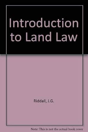 Buy Introduction to Land Law Book Online at Low Prices in India ...