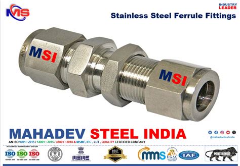 Stainless Steel Ferrule Fittings - Stainless Steel Ferrule Fittings ...