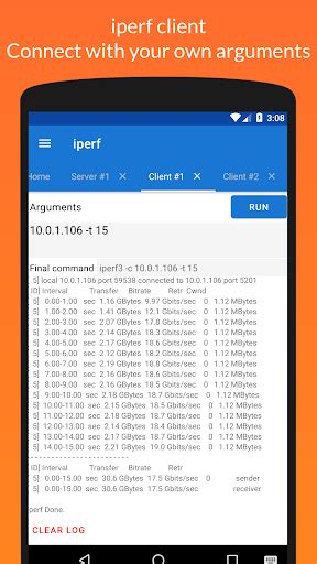 Image result for Iperf Bandwidth Measurements in Android