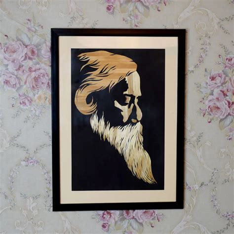 Rabindranath Tagore wall painting | rabindranath tagore painting| wall ...