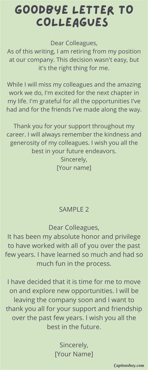 Image result for How to Write a Goodbye Note