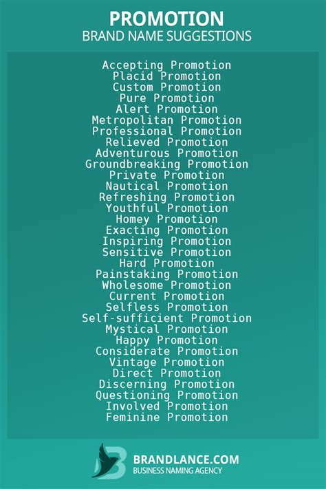 Promotion Names 的图像结果