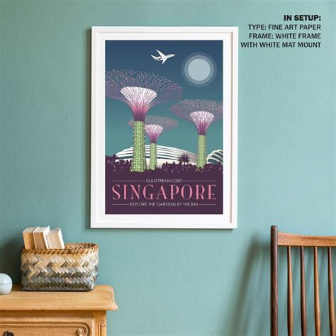 Buy Gulf Stream Singapore Travel Poster Art & Prints Online India at ...