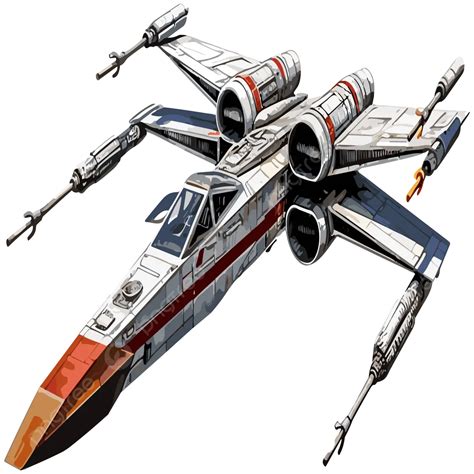 Avion Sans Pilote à Aile X Vecteur PNG , Chasseur X Wing, Chasseur Stellaire X Wing, Puissance ...