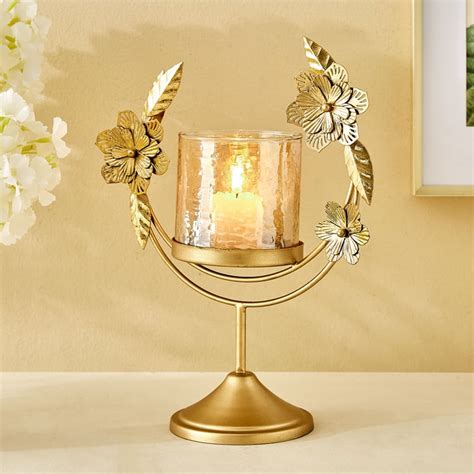 Buy Rylee Metal Floral T-Light Holder from Home Centre at just INR 899.0