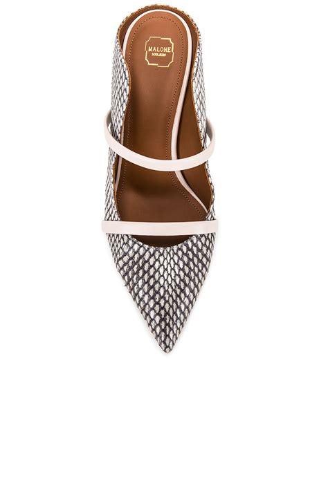 Malone Souliers Maureen MS 70 Heel in Peppermint & Grey | FWRD