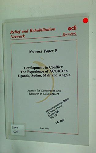 Buy Development in Conflict: the Experience of Acord in Uganda, Sudan ...