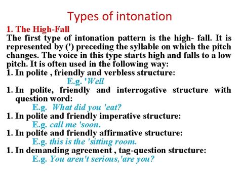 Image result for First Conditional Intonations