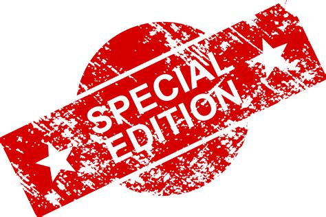 4 Special Edition Stamp Vector (PNG Transparent, SVG) | OnlyGFX.com