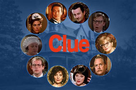 Clue Board Game Characters