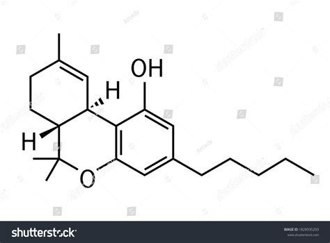 Image result for THC Molecule Vector