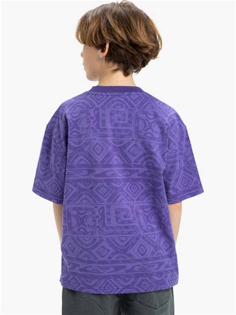 Quiksilver Kids' Global Heat T-Shirt, Aqua Sky