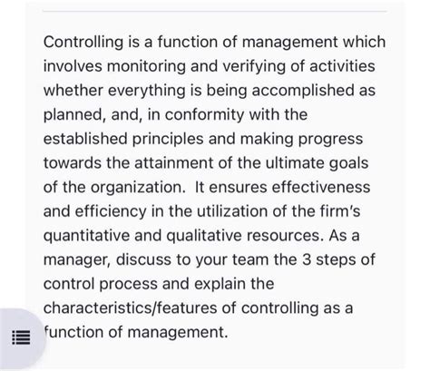 Control Function of Management 的图像结果