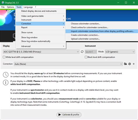 Image result for How to Calibrate Monitor Using Displaycal