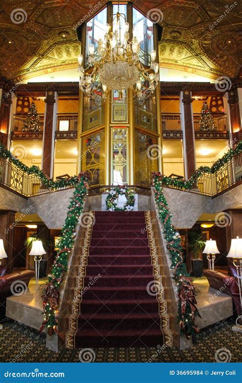 Christmas Time at the Biltmore Hotel, Providence, RI Editorial Stock ...