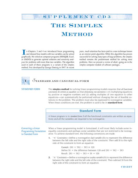 Steps for Simplex Method 的图像结果