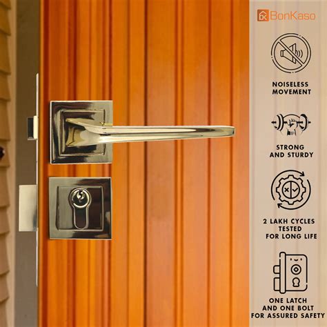 BonKaso F021665 Mortise Door Lock Set of 1 in Gold