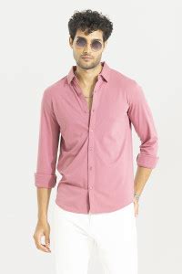Snitch Men Solid Casual Purple Shirt - Buy Snitch Men Solid Casual ...