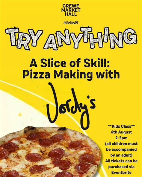 A Slice of Skill: Pizza Making with Jordys Pizza, Crewe Market Hall, 6 ...