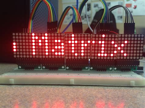 Image result for Esp32 LED Matrix Scrolling Text