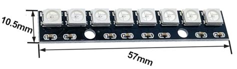 Probots RGB LED Module WS2812B 1X8 Buy Online India