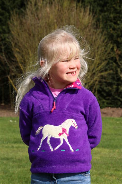 British Country Collection Champion Pony Childrens Fleece Jacket - Battles