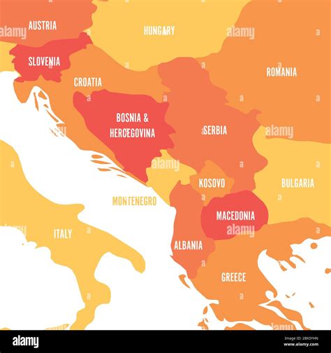 Map balkans 2022