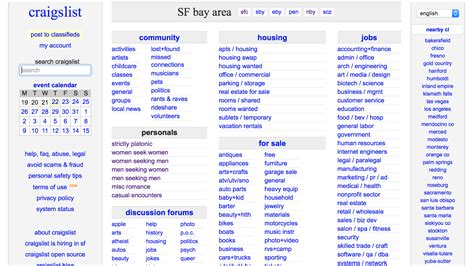 Craigslist Website Template