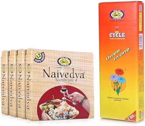 Cycle Pure Naivedya Sambrani Dhoop Cups for Pooja (48 pcs) | Havan Cups ...