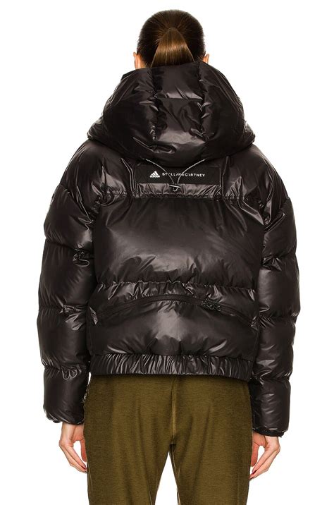adidas by Stella McCartney Puffer Jacket in Black & White | FWRD