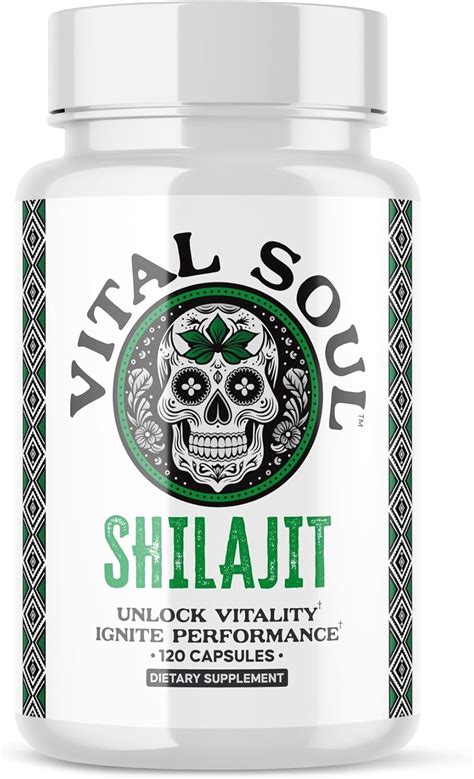 Vital Soul Pure 1000mg Organic Shilajit Supplement for Men - India | Ubuy