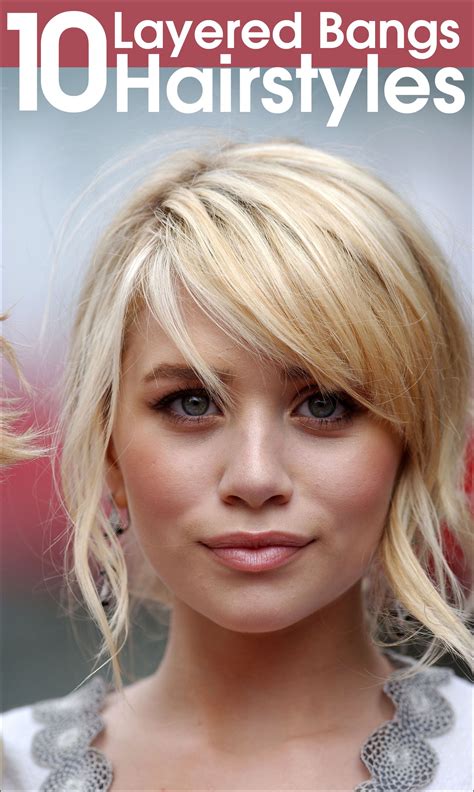 10 Top Layered Bangs Hairstyles My bangs are driving me nuts! Good Hair ...