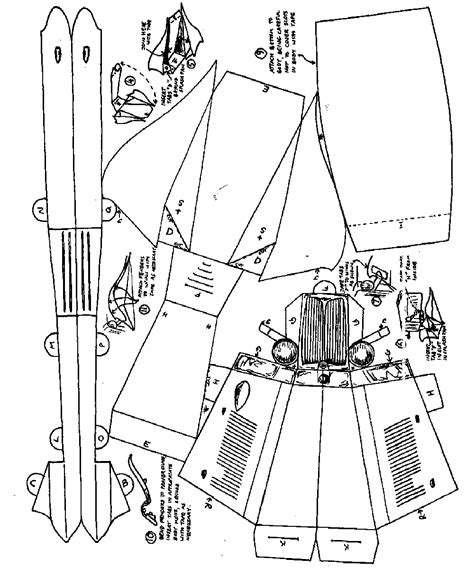 Simple Machine Paper Models 的图像结果