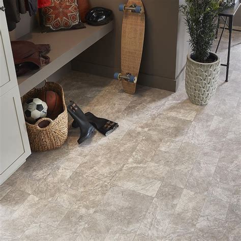 Mohawk Wexford Slate Stone look 10-mil x Cut-to-length Vinyl Sheet ...