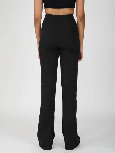 Black Flare Pants - Moss Pants (Onyx)