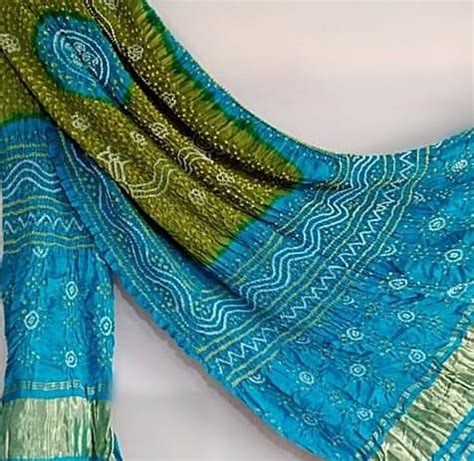 Pure Gaji Silk Bandhani Dupatta - Leheriya.com